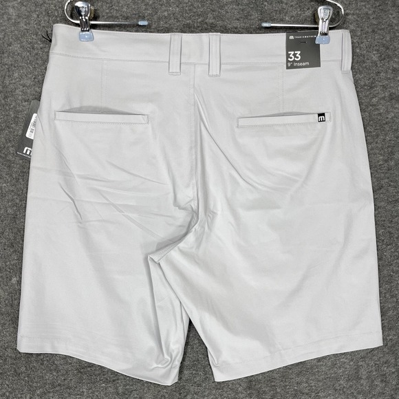 Travis Mathew Wanderlust Golf Shorts Mens 33 Gray Performance 9" Inseam - Picture 14 of 15